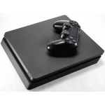 Приставка PlayStation 4 Slim 500Gb (полный комплект, без упаковки) чёрная